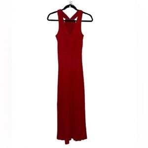 Ann Taylor Red Maxi Dress Women’s 0 Petite NWT